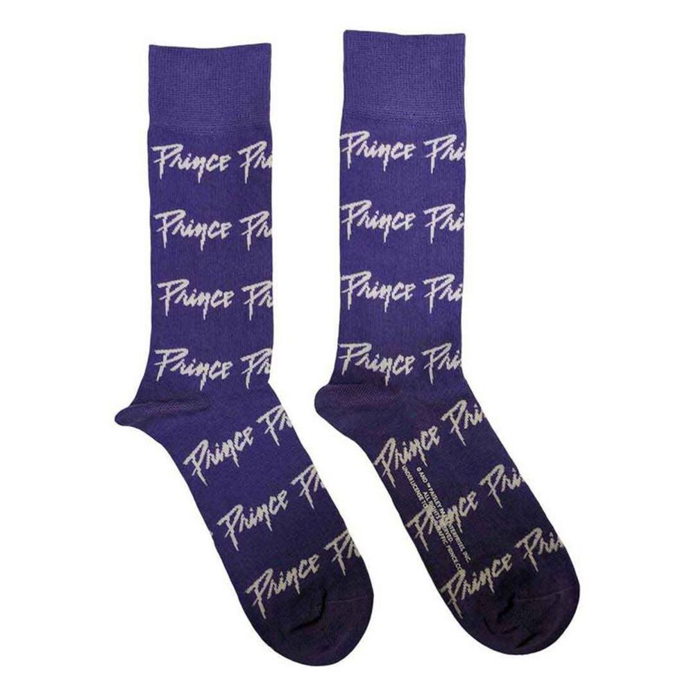 Prince Unisex Adult Repeat Logo Ankle Socks / Purple